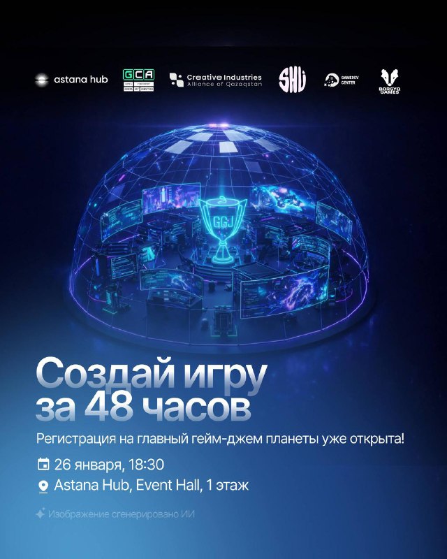 Global Game Jam 2026 в Astana Hub